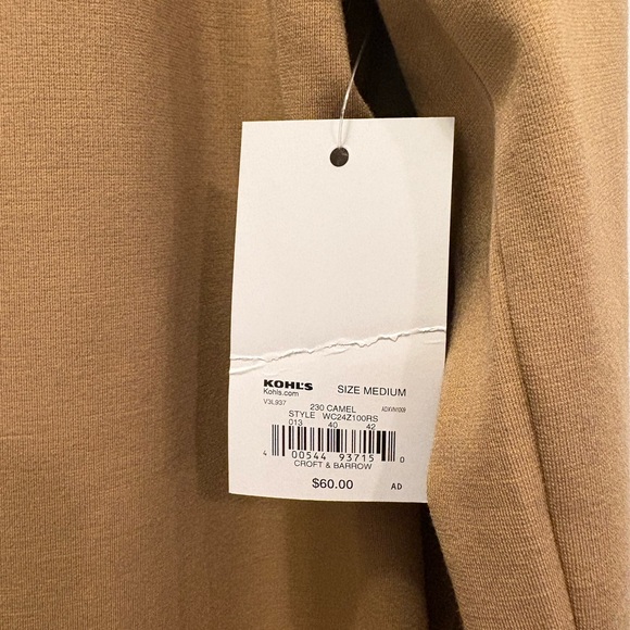 Tan Women's Blazer Coat - Picture 5 of 9